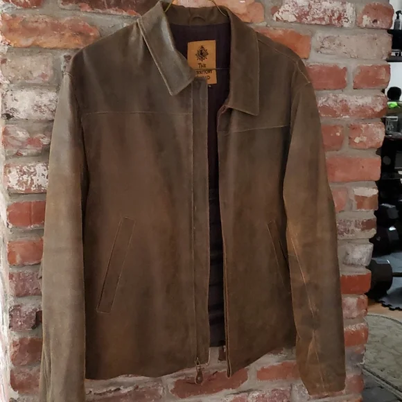 Mens Territory Ahead leather jacket